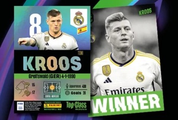 Набор футбольных карточек PANINI TOP CLASS 2024 из 56 карточек, пакетик 6+1 БЕСПЛАТНО