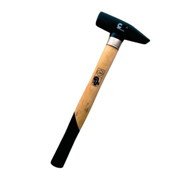 Слесарный молоток 200г РУЧКА ИЗ ЗАКАЛЕННОЙ СТАЛИ С УСИЛИТЕЛЬНЫМ КОЛЬЦОМ