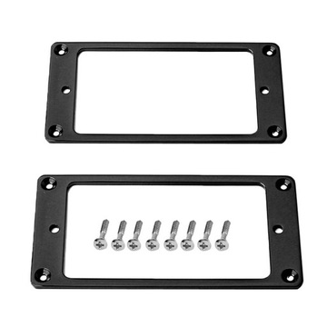 2 szt. Ramka do mocowania Humbuckera do gitar elektrycznych LP, czarna