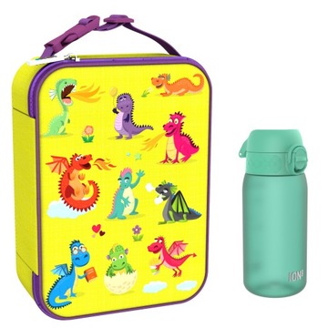 Zestaw do szkoły przedszkola Bidon + LunchBag ION8
