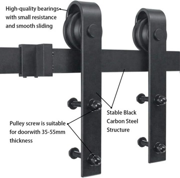 СИСТЕМНАЯ НАПРАВЛЯЮЩАЯ ДЛЯ РАЗДВИЖНЫХ ДВЕРЕЙ 122 см