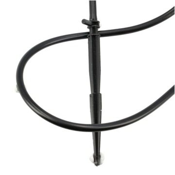 25x КАПЕЛЬНИЦА, прямая, с заглушкой и шлангом ЭМИТЕРНЫЙ ШЛАНГ 50см