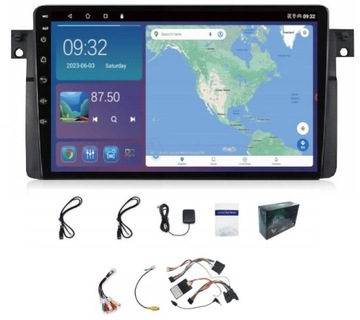 RADIO NAWIGACJA GPS BMW E46 1998-2005 WIFI CARPLAY USB 2GB 64GB