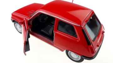 Welly Renault 5 Красный 1:34 Металлическая модель красного автомобиля Welly