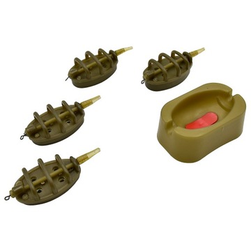 4 x Method BASKET + методная кормушка 15-35 г