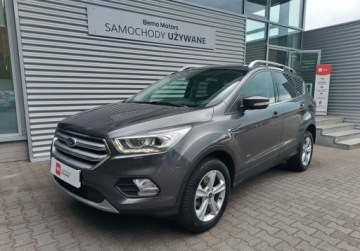 Ford Kuga II SUV Facelifting 2.0 TDCi 150KM 2017 Ford Kuga 2.0 TDCi 150KM 4x4 Automat Titanium Serwisowany P. Zima HAK Gwar, zdjęcie 2