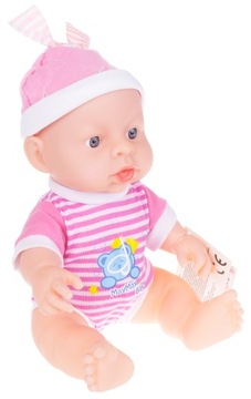LALKA BOBAS DZIEWCZYNKA MÓWI 23,5 CM NIEMOWLAK RÓŻ