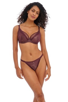 32E / 70F Freya Tailored dark cherry high apex biustonosz soft