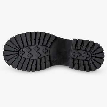 MOKASYNY PÓŁBUTY DAMSKIE WSUWANE MODNA SPRZĄCZKA STABILNA PLATFORMA r 39