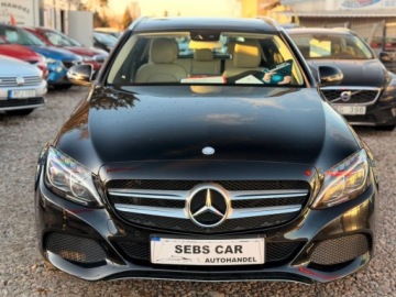 Mercedes Klasa C W205 Kombi 200 184KM 2017 Mercedes-Benz Klasa C Tylko 77000km Jak nowy Panorama 2.0 Benzyna, zdjęcie 4