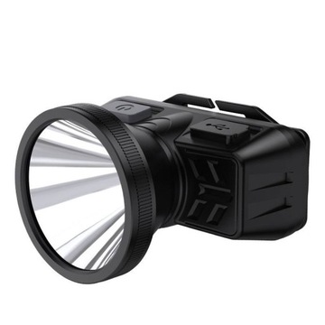 SUPERFIRE MOCNA LATARKA CZOŁOWA LAMPA CZOŁÓWKA USB 200LM 350M AKUMULATOR