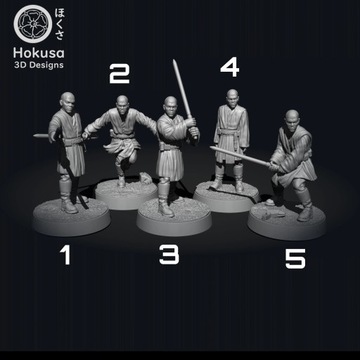 The Badass Force-user model pasuje do gry StarWars Legion 3