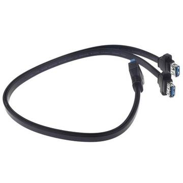 2 гнездовых порта USB 3.0 A для материнской платы, 20 контактов совпадают