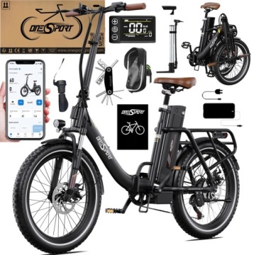 Onesport OT16-2 Skládací Elektrokolo 250W 48V 17AH 25KM/H 120KM S App