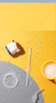 Бутылка для воды для девочки с трубочкой.