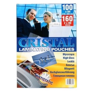 Folia Laminacyjna do Laminowania A4 80mic 100szt