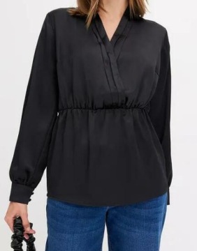 АТЛАСНАЯ РУБАШКА С РЕБКОЙ 44