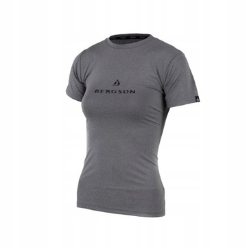Sportowa Koszulka T-Shirt Damski BERGSON BOWIE Asphalt rozmiar XS