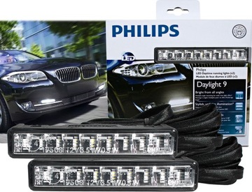 PHILIPS ŚWIATŁA LAMPY DO JAZDY DZIENNEJ DRL 9 Daytime LED HOMOLOGACJA AUTOM