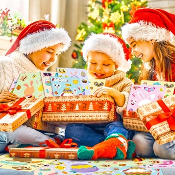 24шт Счастливой Пасхи дети DIY меняющие лицо мультфильм наклейки-головоломки