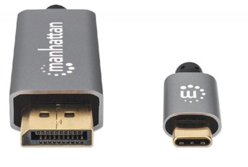 Манхэттенский кабель-адаптер USB-C — DisplayPort DP Alt Mode 8K, 2 м