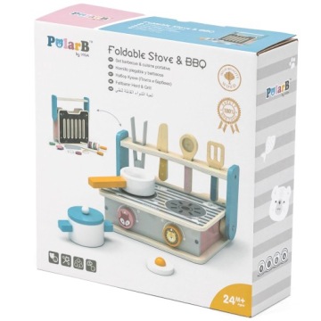 Деревянная складная печь и гриль Viga Toys