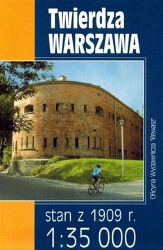 TWIERDZA WARSZAWA STAN Z 1909 ROKU MAPA REWASZ