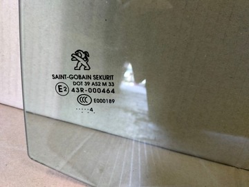 PEUGEOT 308 II T9 HB SZYBA DRZWI TYŁ 2014 R.