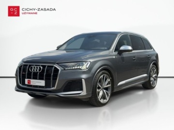 Audi Q7 II SQ7 Facelifting 4.0 TFSI 507KM 2021 Audi SQ7 Martix LED Bang Olufsen Virtual Cockpit ACC Os skretna Hak Salon