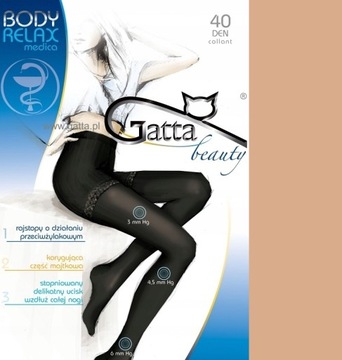 Gatta BODY RELAX MEDICA 40den daino r.5-XL