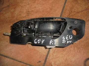 KLIKA DVEŘE PRAVÝ ZADNÍ PEUGEOT 607 03' SED