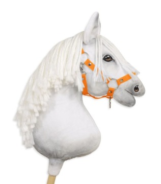 Недоуздок регульований для коня Hobby Horse A3 - неоново-помаранчевий