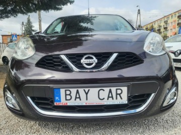 Nissan Micra IV Hatchback 5d Facelifting 1.2 80KM 2014 Nissan Micra 1.2 80 KM Bogata Wersja 100% Przebieg, zdjęcie 2