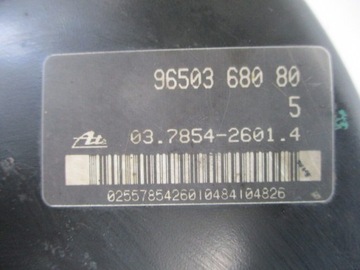 PEUGEOT 206 ПОДЪЕМНЫЙ ТОРМОЗНОЙ Усилитель 9650368080 ATE 03.7854-2601.4