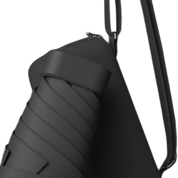 Мини-зонты Дорожный зонт с футляром Черный