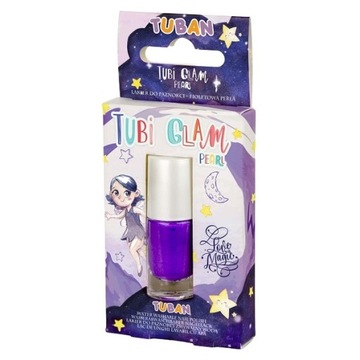 Tubi Glam, Lakier do paznokci 5ml - fioletowy perłowy (TU 3462)