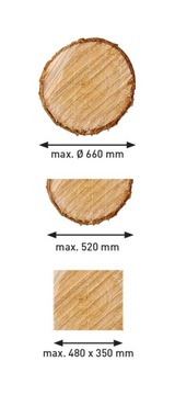 Бензиновая ленточная пила BERNARDO для распиловки древесины.
