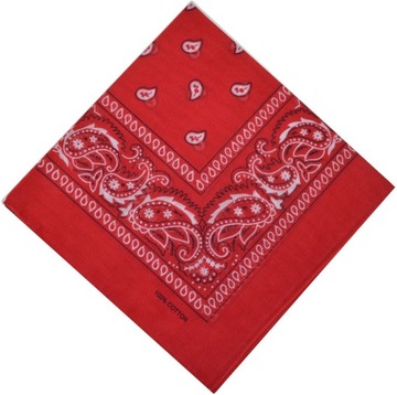 BANDAMKA chustka BANDANA bawełna bandama apaszka 53x53