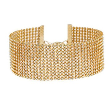 TOP Quality Cool Shiny Rhinestone Bundle Neck Popular Element Collar