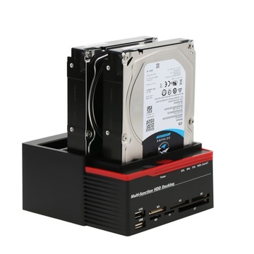 ДОК-СТАНЦИЯ ДВОЙНОЙ USB 3.0 2.5/3.5 IDE SATA