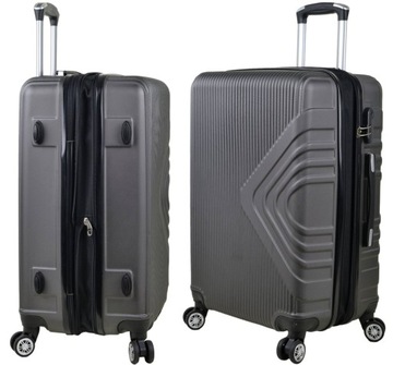 Duża twarda walizka z poszerzeniem firmy SunBag model 8082 115 litrów