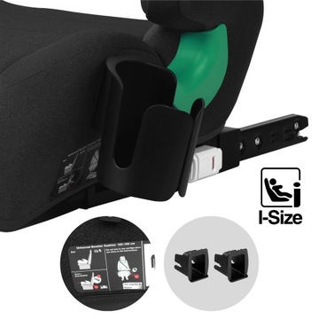 Tulano Cabby 35 Черное автокресло ISOFIX, размер I 125-150 см