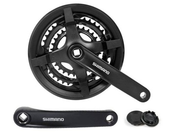 Велосипедная шатунная система SHIMANO FC-TY301 48x38x28 170 с чехлом