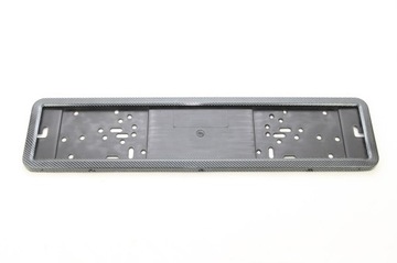 RAMKA RAMKI POD TABLICE STAL NIERDZEWNA CARBON