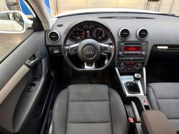 Audi A3 8P Hatchback 3d 2.0 TDI CR 140KM 2010 Audi A3 Sportback ledy bi xenon 2.0 tdi 140 konny manualna skrzynia bezwyp, zdjęcie 26