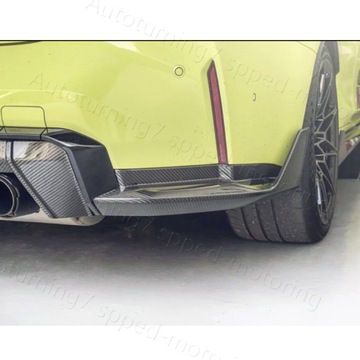Ребра диффузора DRY CARBON BMW G80 M3 2021 UP