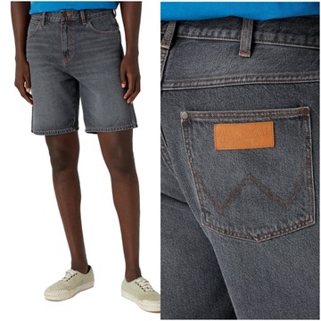 Męskie szorty jeansowe Wrangler FRONTIER SHORT W36