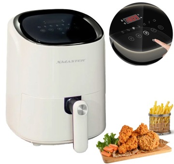 DUŻA FRYTKOWNICA BEZTŁUSZCZOWA FRYTOWNICA XL DOTYK 7 PROGRAMÓW 3.5L 1430W