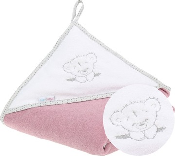 OKRYCIE KĄPIELOWE Z KAPTUREM RĘCZNIK 100x100 BAWEŁNA BABYMAM