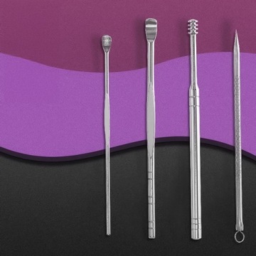 Zestaw Przybornik do Manicure i Pedicure 19 elementów Czarne Etui